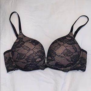 Black Lace Victoria’s Secret Push-Up Bra